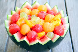 chaleur manger des fruits gorgés d'eau