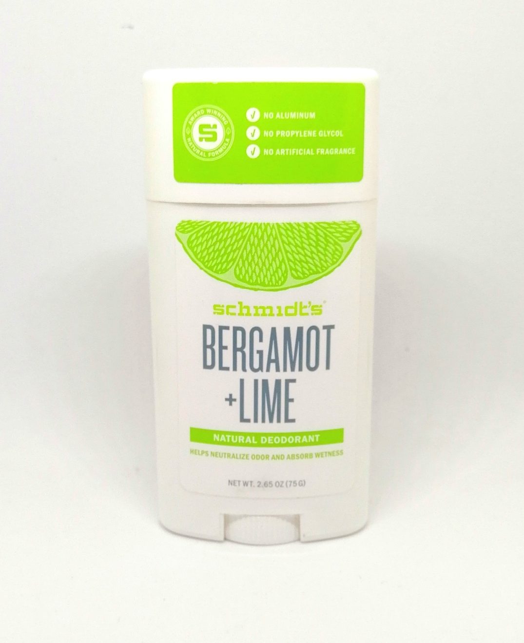 schmidt's déodorant bergamot & lime 