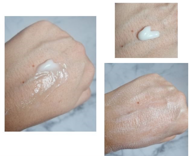 texture de la crème mains rubella au q10 et huile d'argan