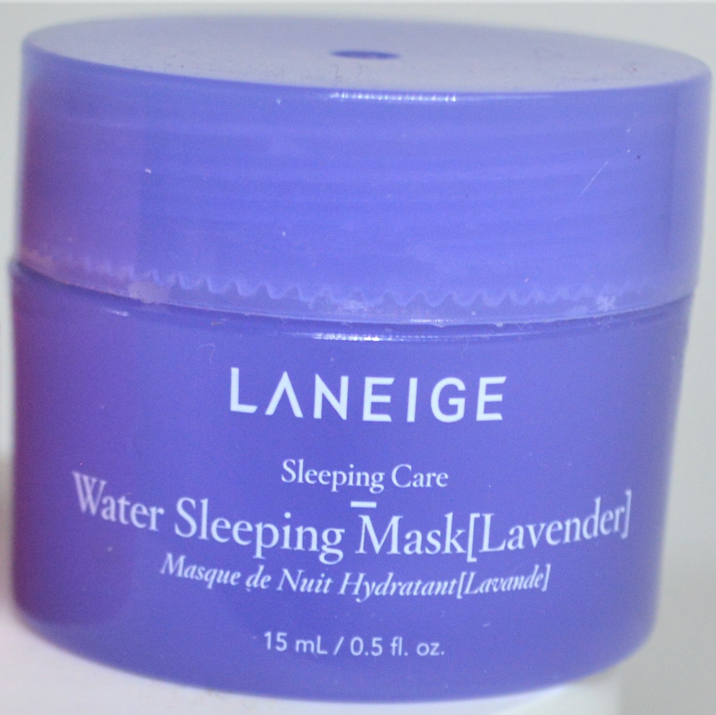 Water sleeping mask lavender
