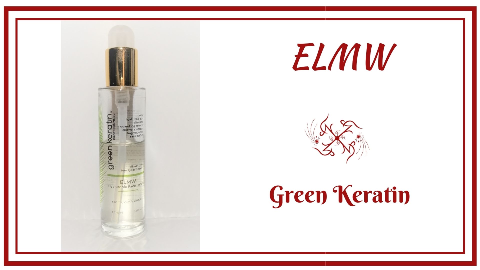 flacon original du serum ELMW green keratin