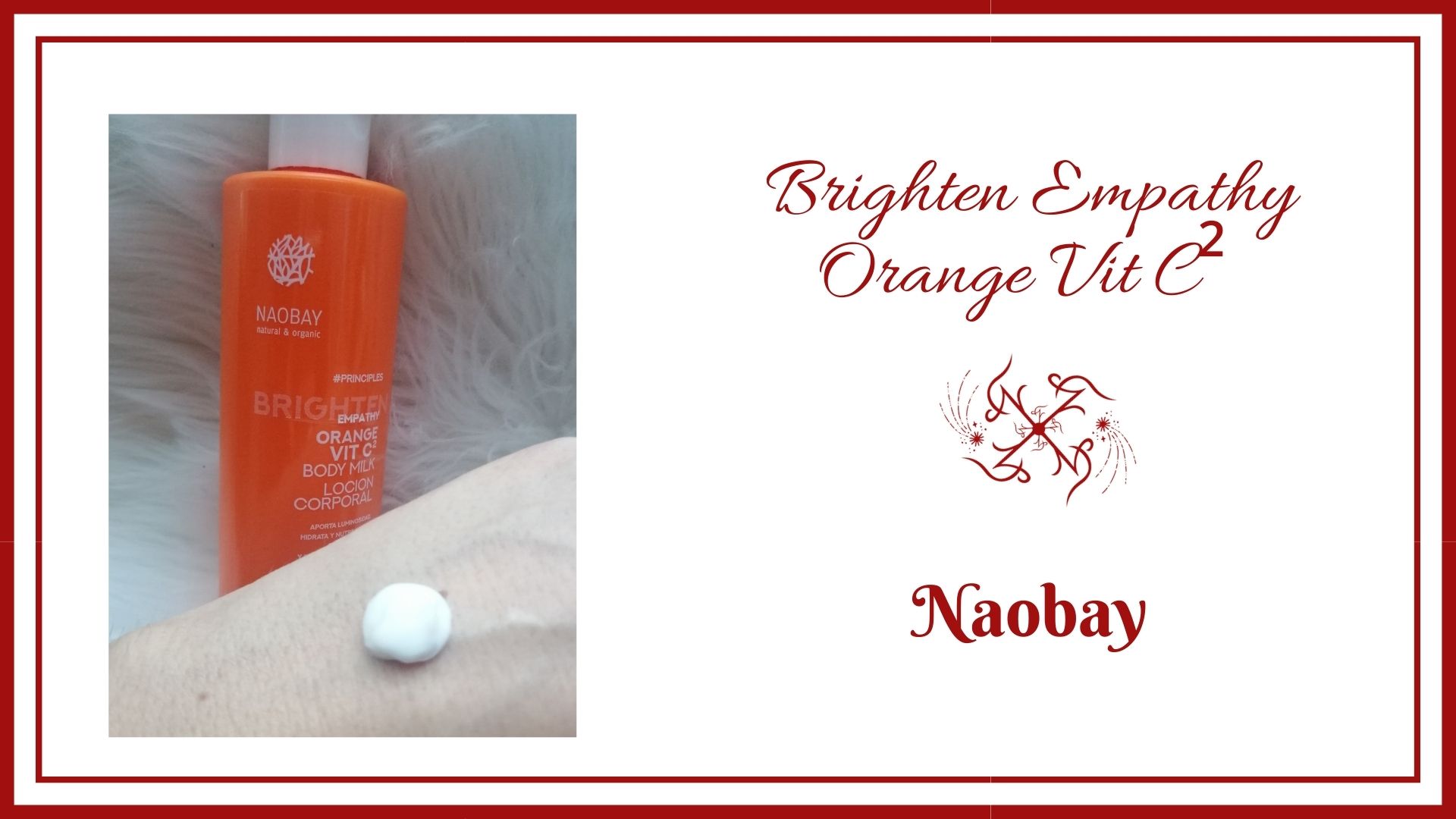 NAOBAY Brighten Empathy Orange Vit C² Body Milk (1)