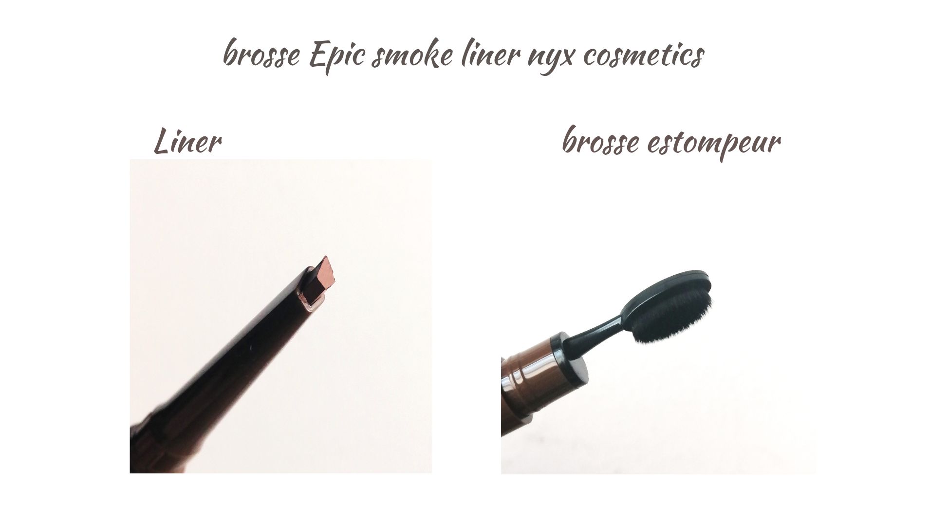 brosse embout epic smoke liner nyx cosmetics